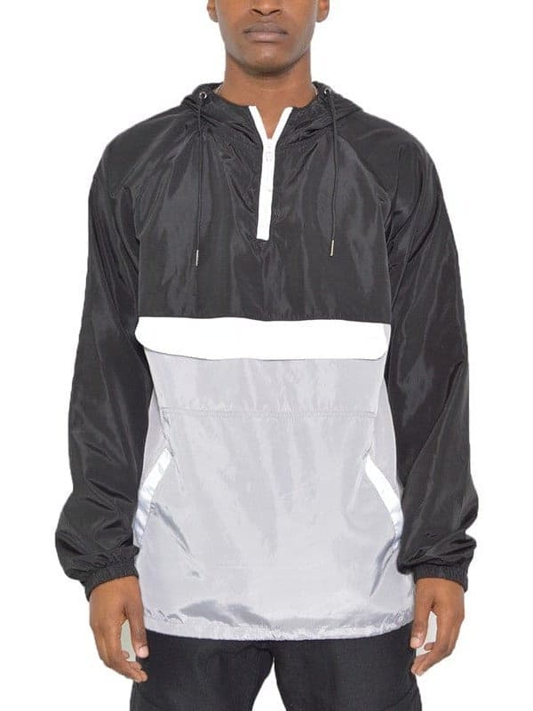 Color Block Anorak Jacket Windbreaker - LEGDAY EVERYDAY