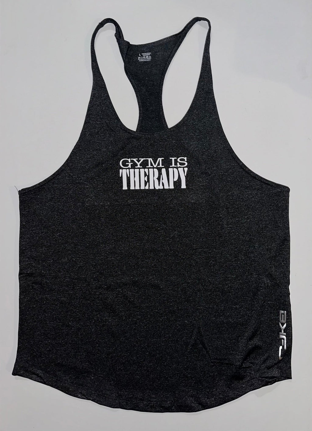 Gym Is Therapy Stringer Tank - LEGDAY EVERYDAY