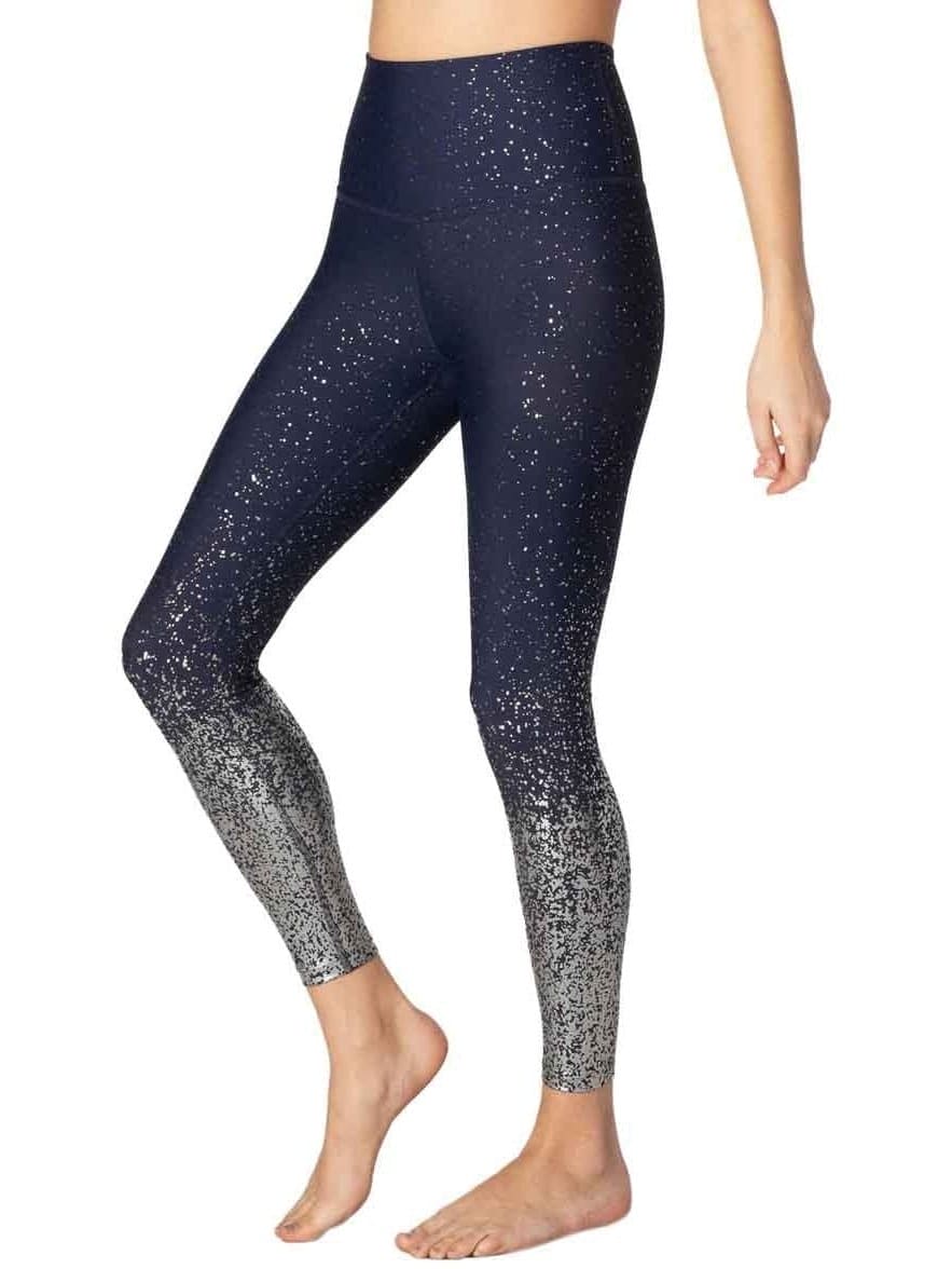 Navy Nocturnal Glitter Ombré Leggings - LEGDAY EVERYDAY