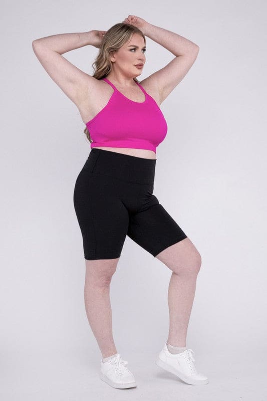 Plus Athletic High Rise Biker Shorts - LEGDAY EVERYDAY
