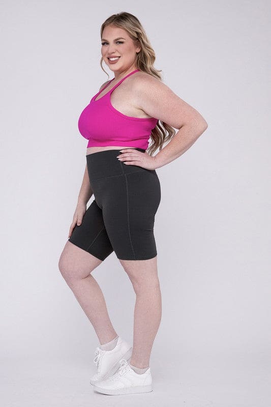 Plus Athletic High Rise Biker Shorts - LEGDAY EVERYDAY