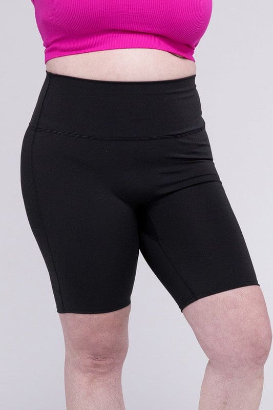 Plus Athletic High Rise Biker Shorts - LEGDAY EVERYDAY