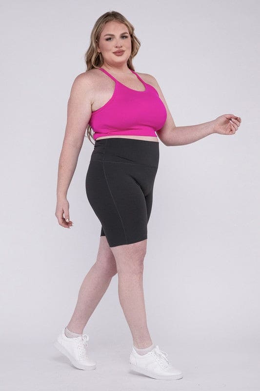 Plus Athletic High Rise Biker Shorts - LEGDAY EVERYDAY
