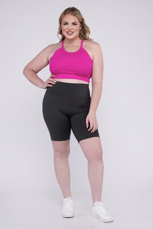 Plus Athletic High Rise Biker Shorts - LEGDAY EVERYDAY