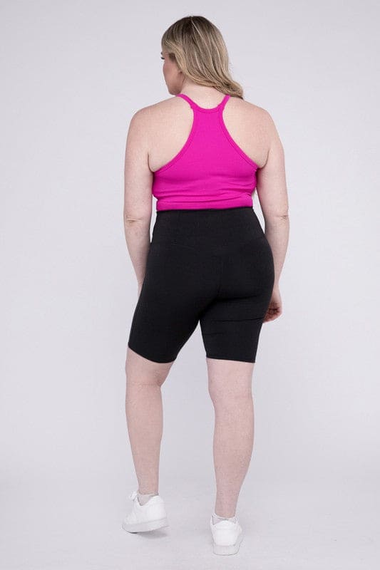 Plus Athletic High Rise Biker Shorts - LEGDAY EVERYDAY