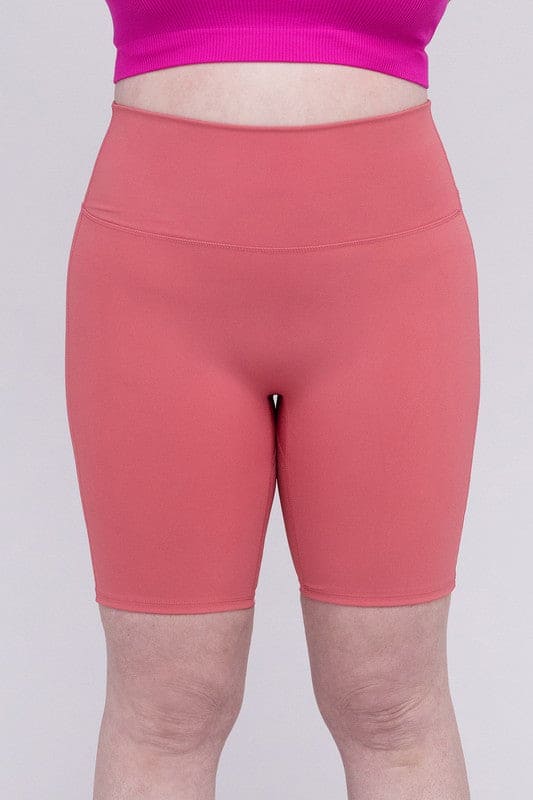 Plus Athletic High Rise Biker Shorts - LEGDAY EVERYDAY