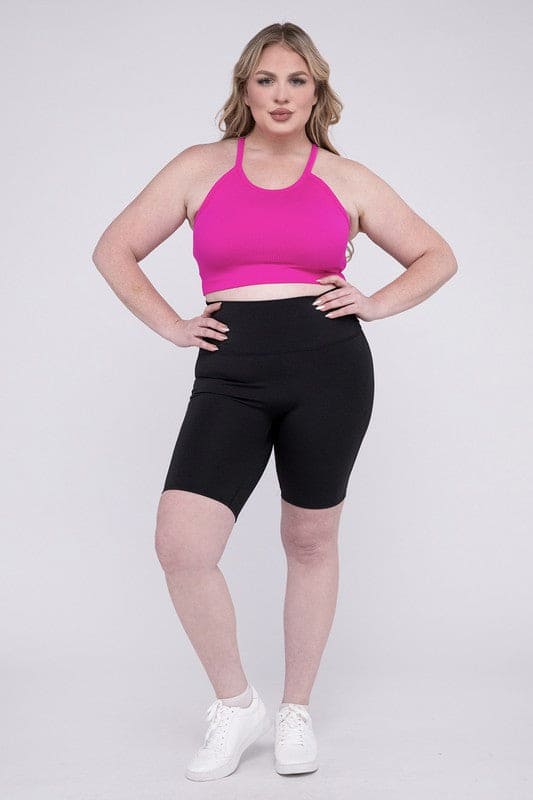 Plus Athletic High Rise Biker Shorts - LEGDAY EVERYDAY