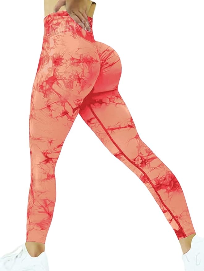 Tie - Dye Scrunch Butt Leggings - LEGDAY EVERYDAY