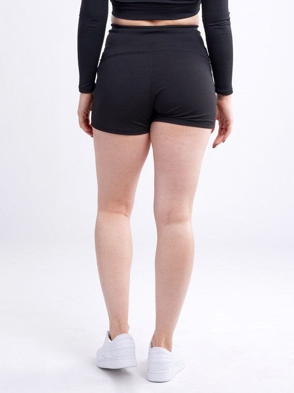 High - Waisted Athletic Shorts with Side Pockets - LEGDAY EVERYDAY