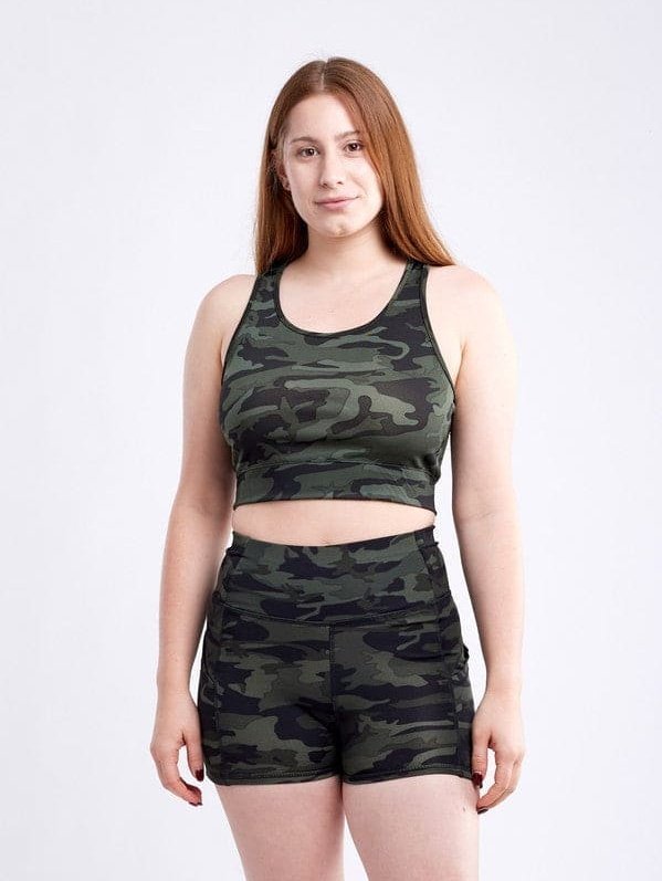 High - Waisted Athletic Shorts with Side Pockets - LEGDAY EVERYDAY