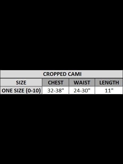 Lady's Acid Wash Seamless Crop Cami - LEGDAY EVERYDAY