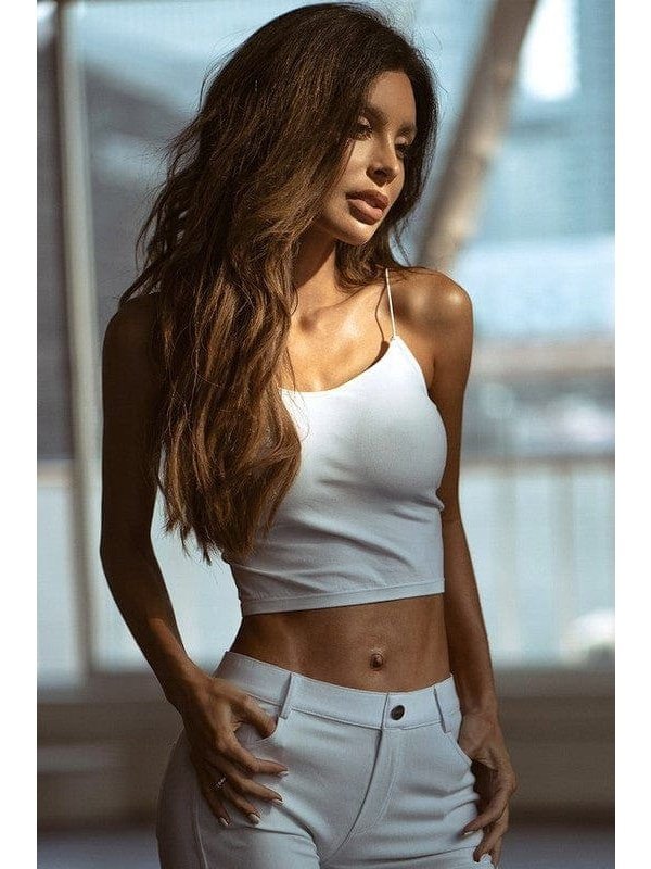 Lady's Seamless Crop Camisole - LEGDAY EVERYDAY