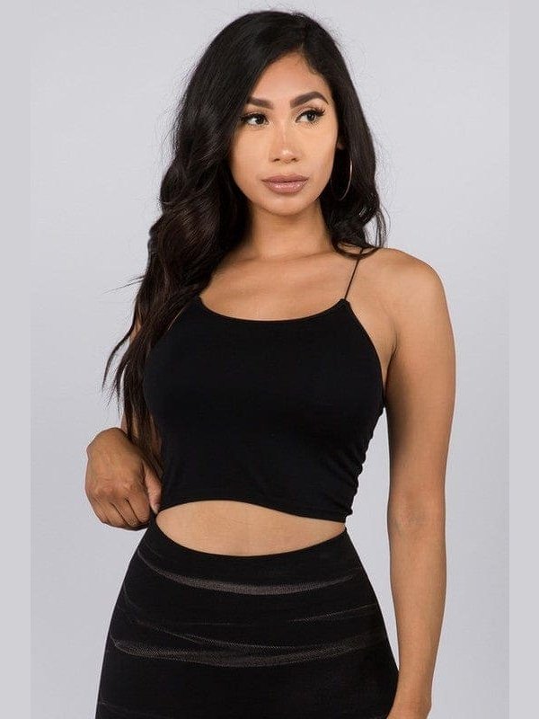 Lady's Seamless Crop Camisole - LEGDAY EVERYDAY