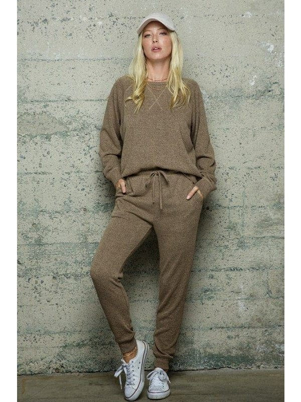 Soft Texture Knit Joggers sweatpants - LEGDAY EVERYDAY