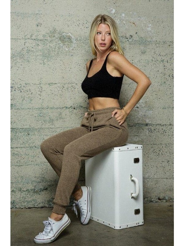 Soft Texture Knit Joggers sweatpants - LEGDAY EVERYDAY